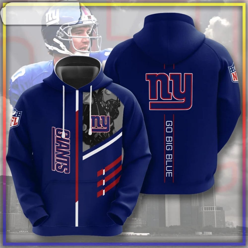 New York Giants Hoodies Football Graphic Gift For Fans - Reallgraphics