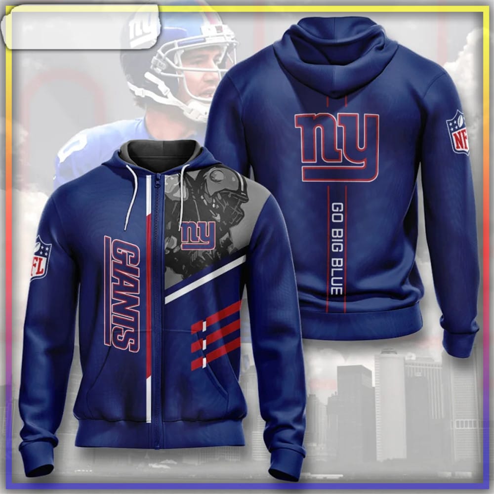 New York Giants Hoodies Football Graphic Gift For Fans - Reallgraphics