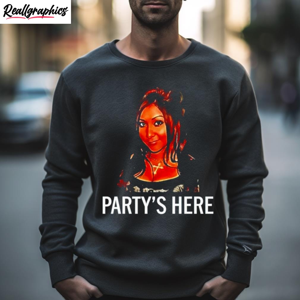 party's here shirt