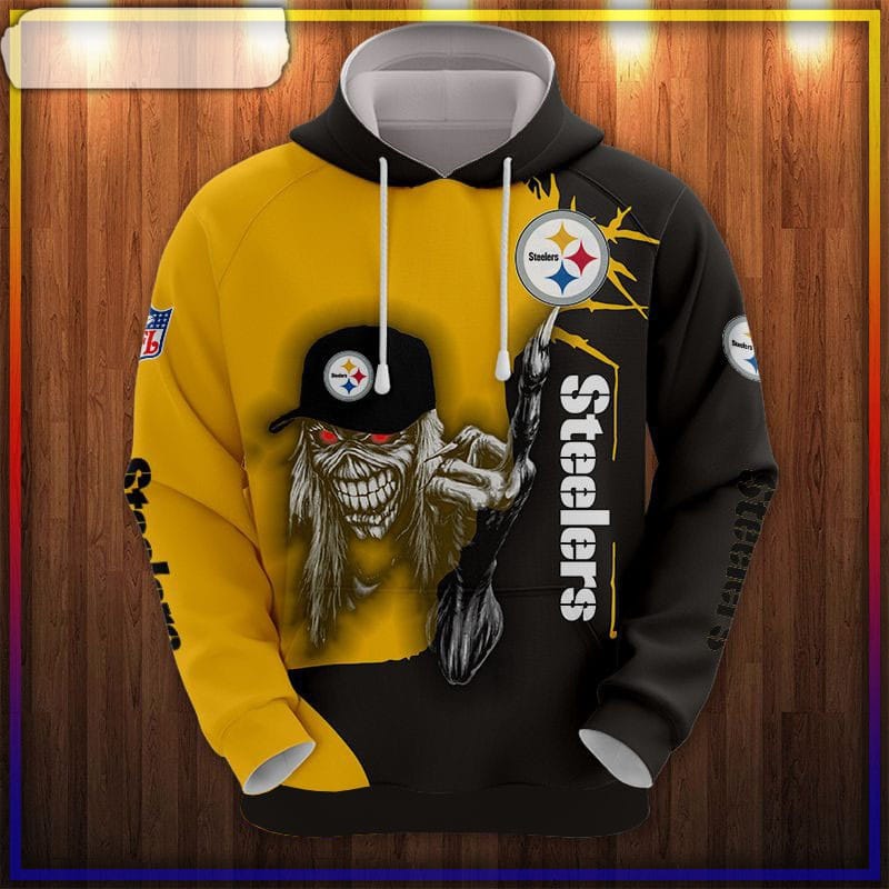 Pittsburgh Steelers Hoodie Ultra Death Graphic Gift For Halloween -  Reallgraphics