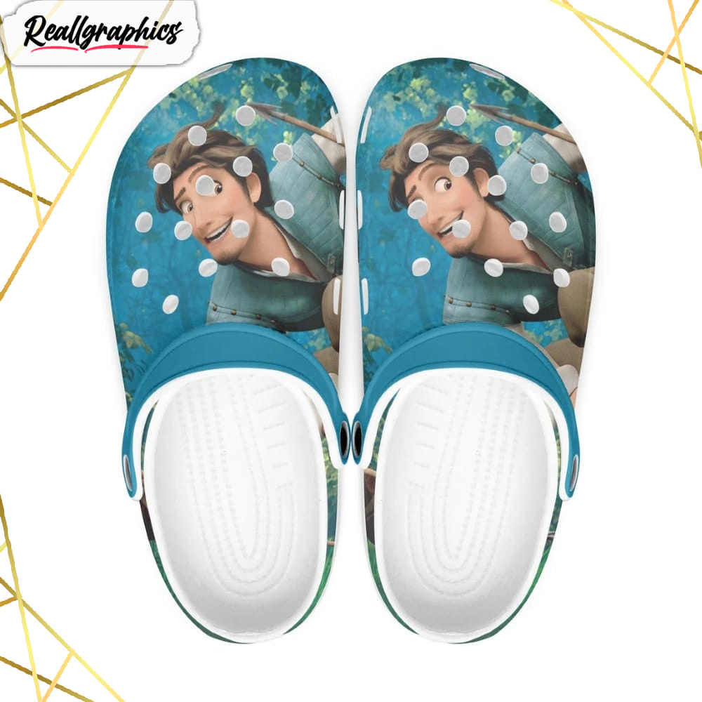 tangled flynn rider cartoon crocs