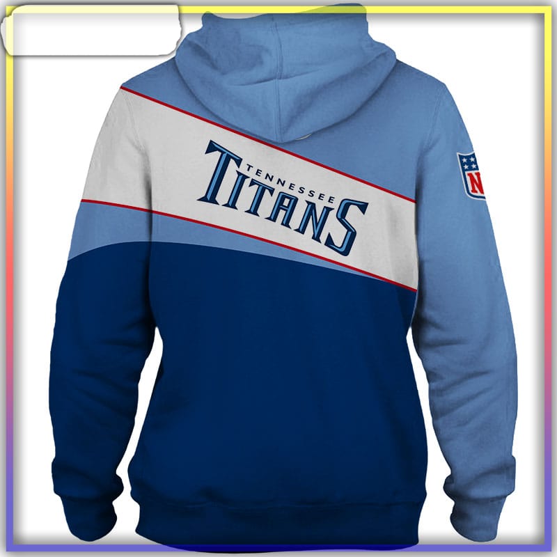 Tennessee Titans Hoodie 3D Long Sleeve Pullover New Season - Reallgraphics