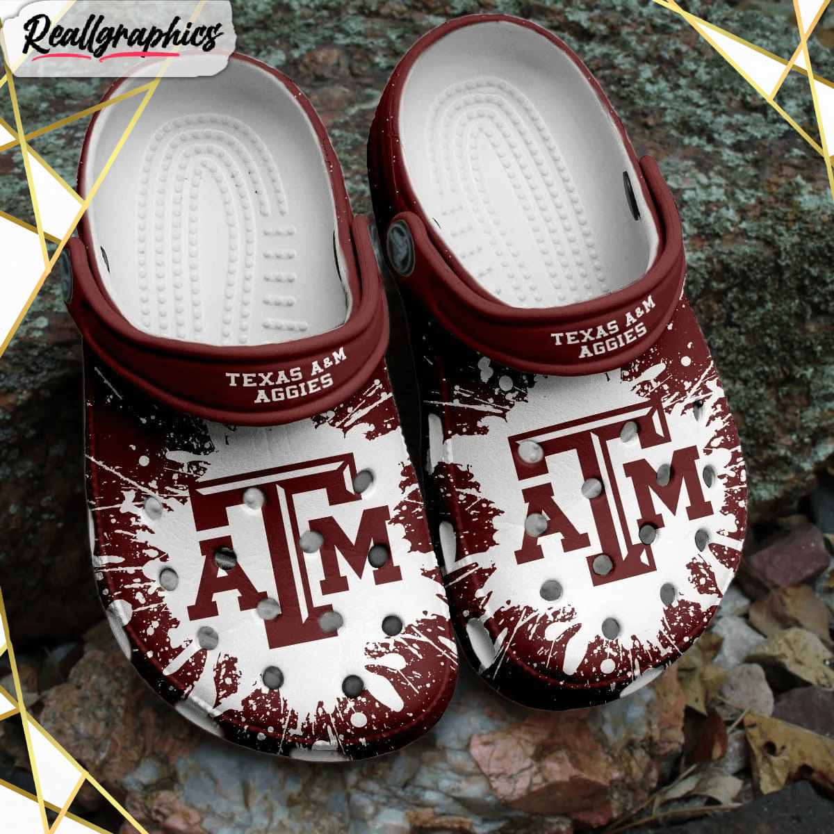 texas am aggies ncaa crocs shoes crocband clogs for men and women