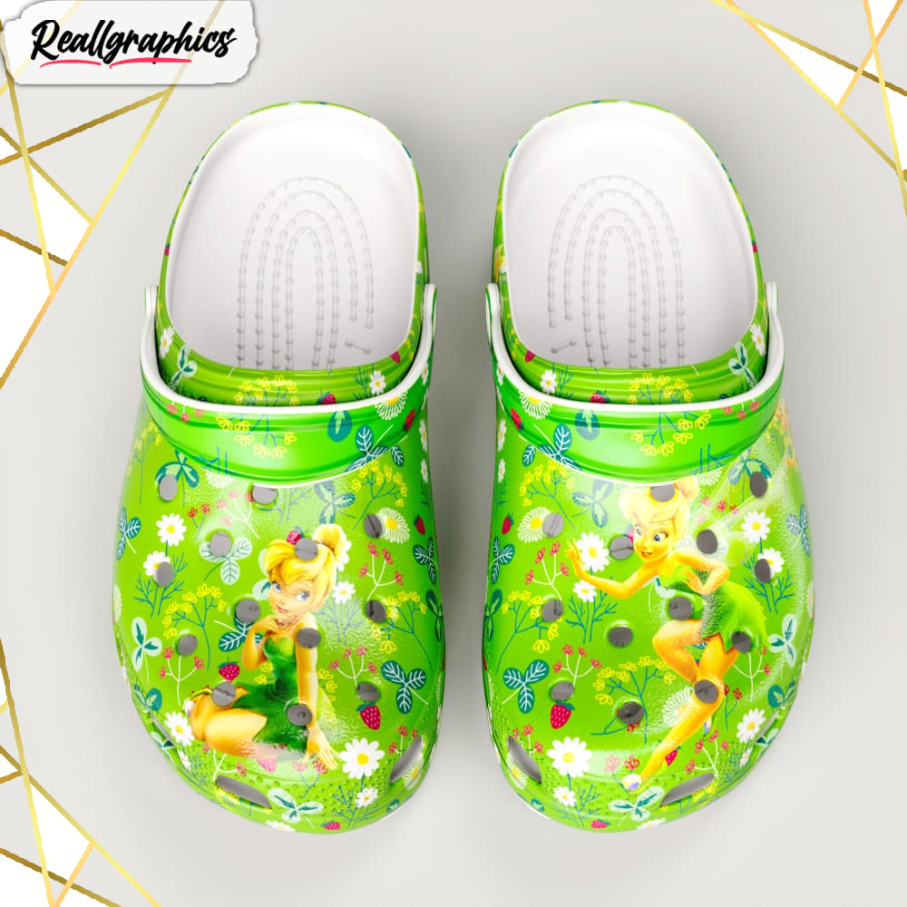 tinkerbell garden fairy clog shoes