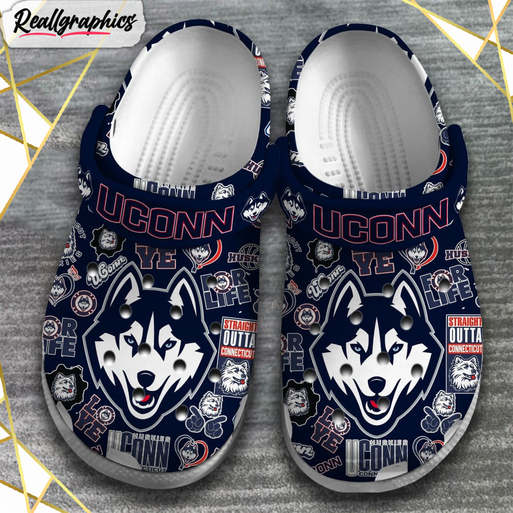 uconn huskies ncaa sport team ncaa basketball sport crocs shoes