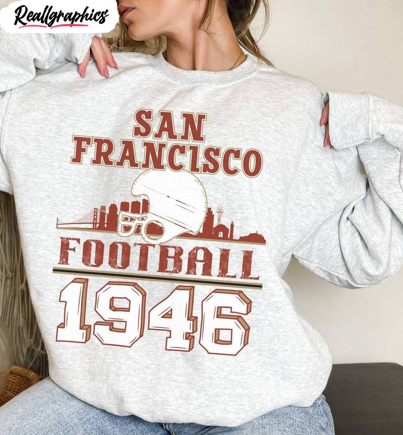 San Francisco 49ers Sweatshirt, Vintage Football Unisex T-shirt Long Sleeve