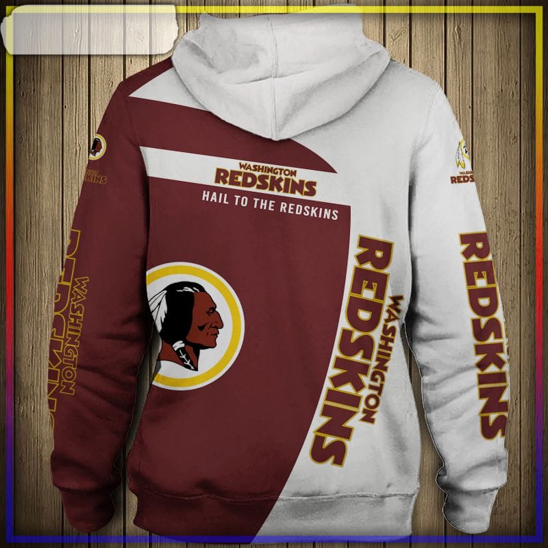 Washington Redskins All Over Print 3D Hoodie All Team - Bring Your Ideas,  Thoughts And Imaginations Into Reality Today