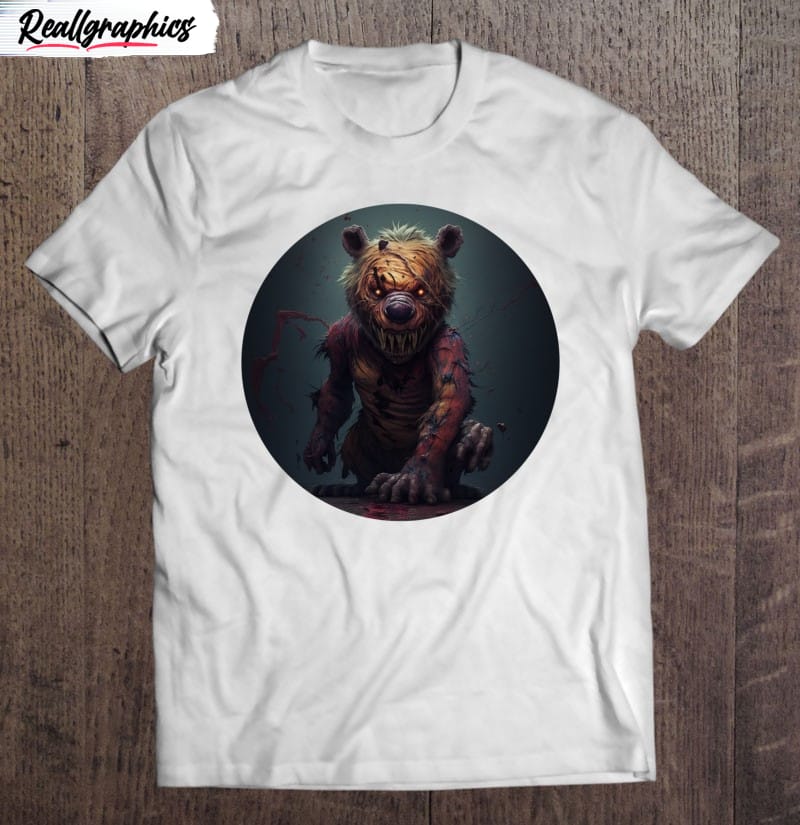 zombie pooh - the scary side of the honey lover essential shirt