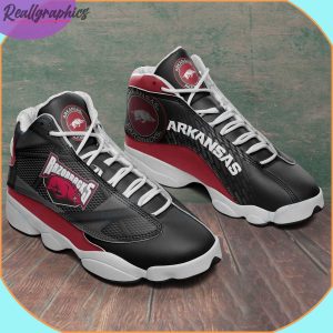 arkansas razorbacks jd 13 sneakers, razorbacks custom shoes