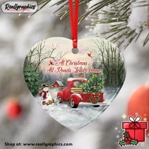 at-christmas-all-roads-lead-home-ceramic-ornament