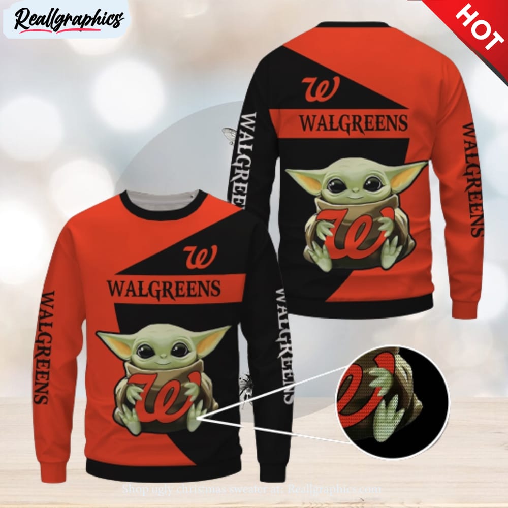 Baby Yoda Boston Red Sox Ugly Christmas Sweater - Reallgraphics