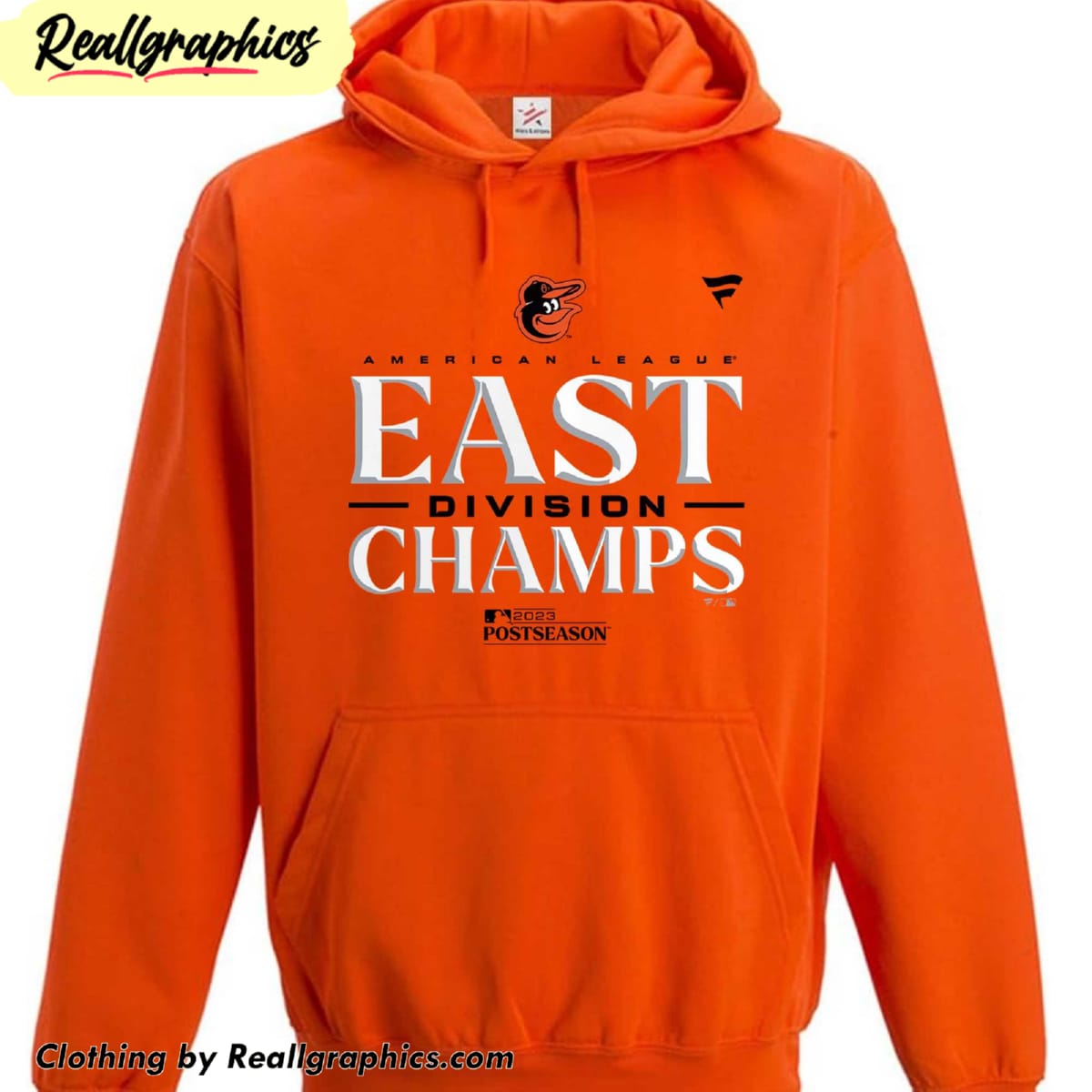 Men's Fanatics Branded Orange Baltimore Orioles 2023 AL East Division  Champions Locker Room T-Shirt