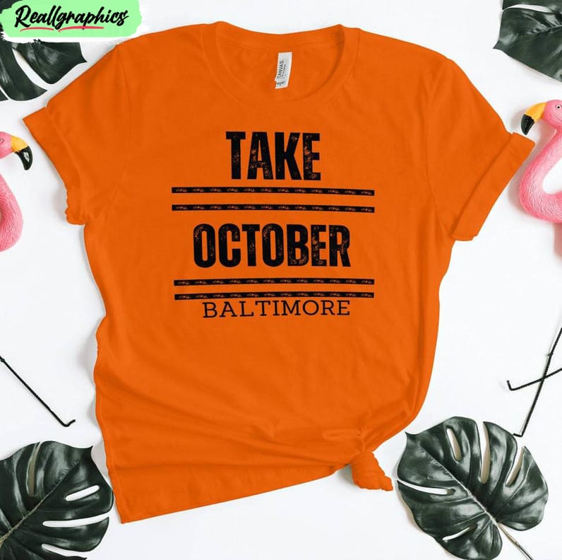 baltimore take october shirt, vintage unisex shirt