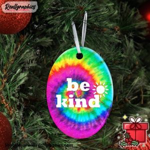 be-kind-hippie-ceramic-ornament-2