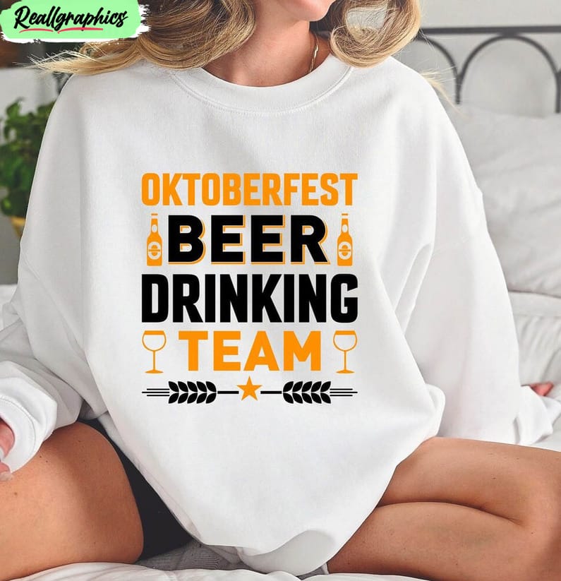 beer drinking team shirt, trendy oktoberfest vibes shirt