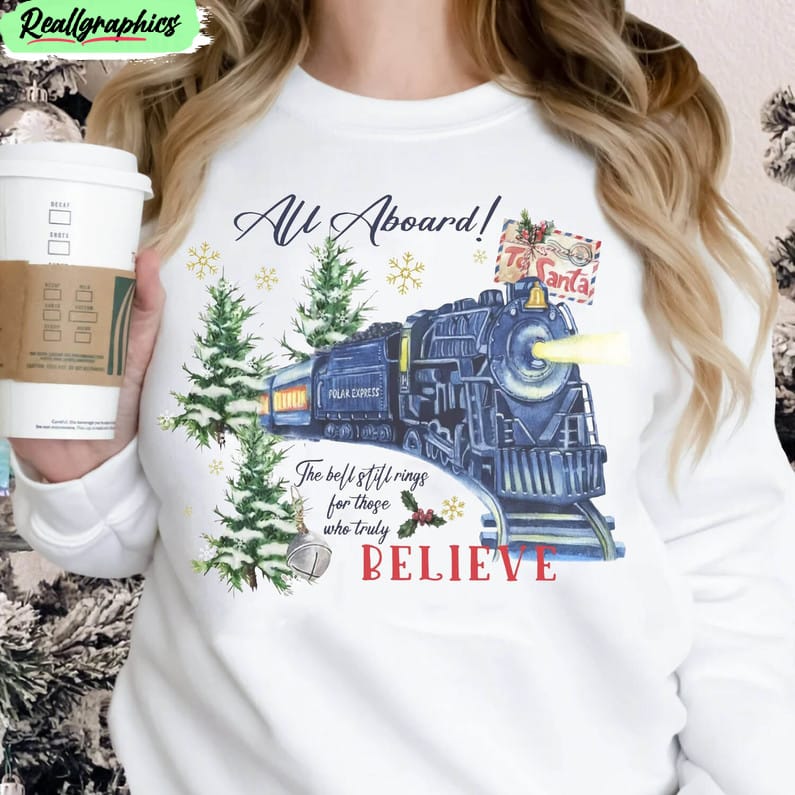 believe polar express shirt, christmas family unisex shirt