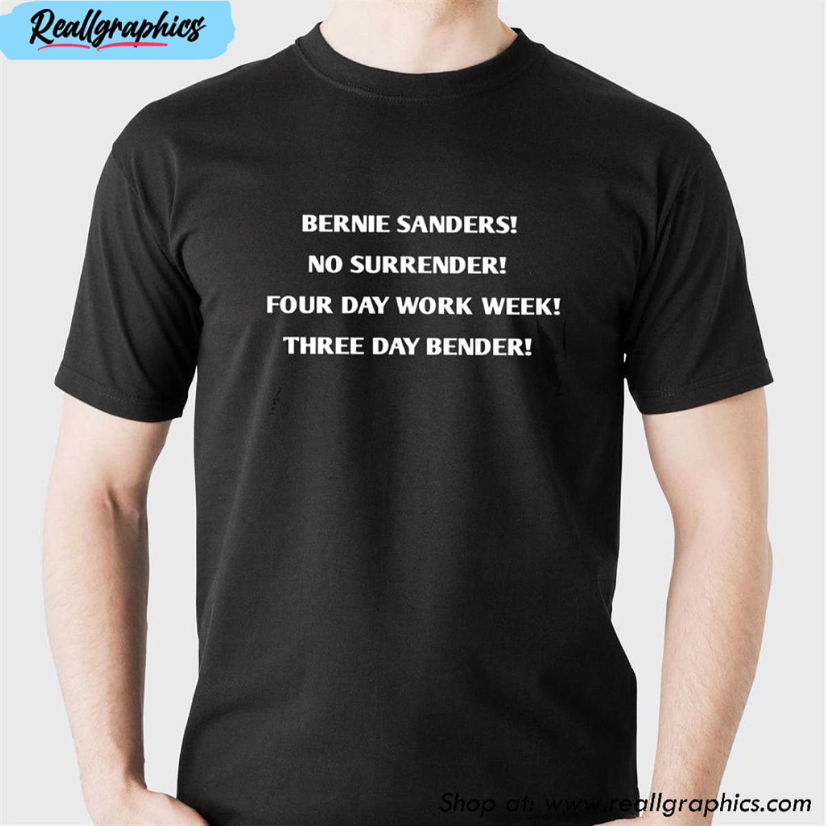 bernie sanders no surrender four day work week three day bender unisex t-shirt, hoodie, sweatshirt