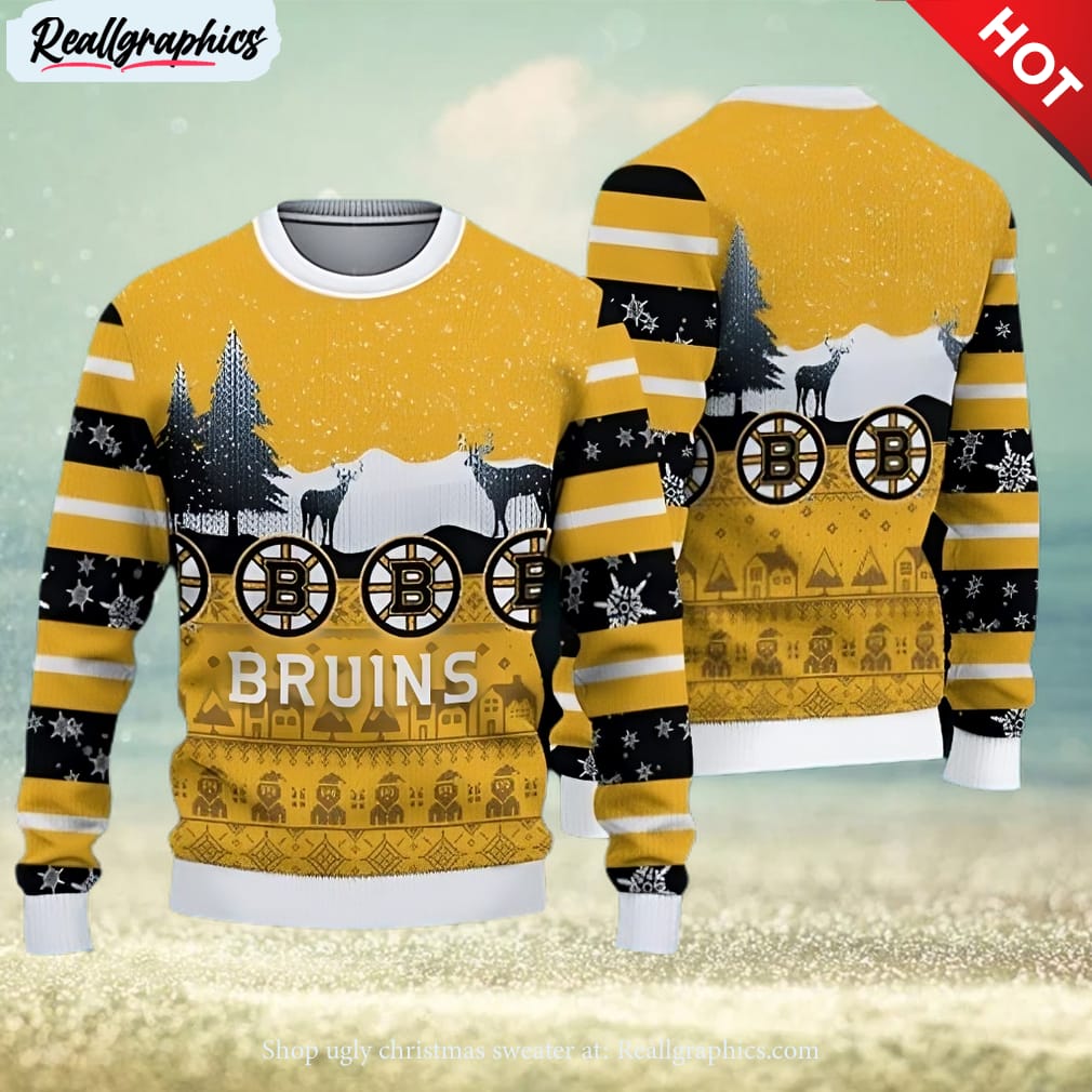 Christmas Gift NHL Boston Bruins Logo With Funny Grinch Men And