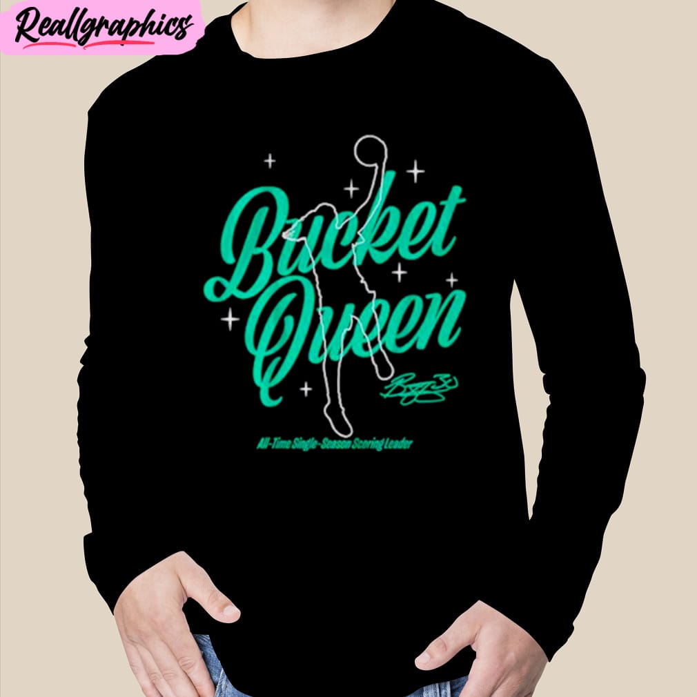 breanna stewart bucket queen new york unisex t-shirt, hoodie, sweatshirt