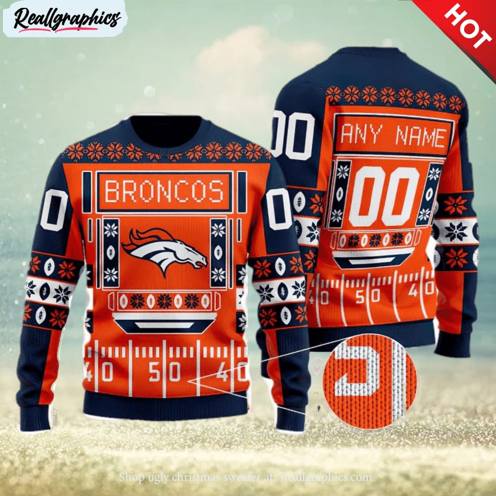 NFL Jacksonville Jaguars Custom Name Christmas Sweater Xmas
