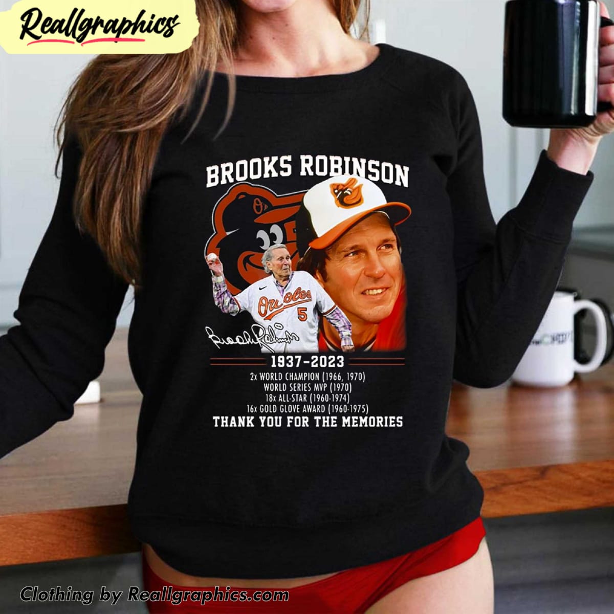 brooks robinson 1937 – 2023 2x world champion world series mvp thank you for the memories shirt