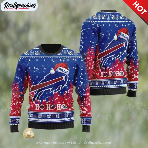 Buffalo Bills NFL Custom Ugly Christmas Sweater Football Fan Gift