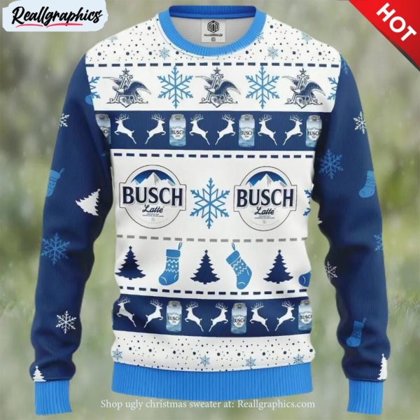 busch-latte-beer-ugly-christmas-sweater-gifts-for-beer-lovers-1