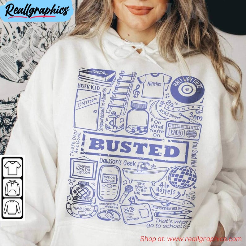 busted album shirt, vintage unisex t shirt long sleeve