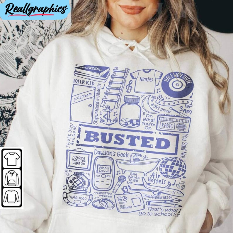 busted album shirt, vintage unisex t shirt long sleeve