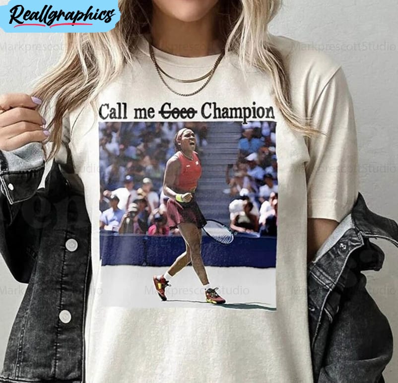 call me coco champion shirt, coco gauff tee tops crewneck