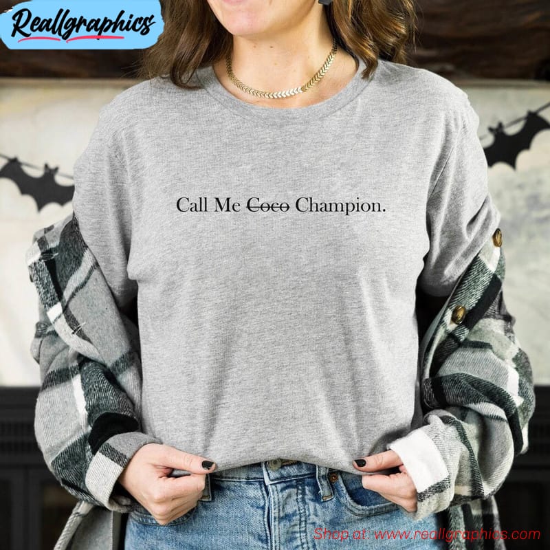 call me coco champion shirt, us open champion short sleeve long sleeve