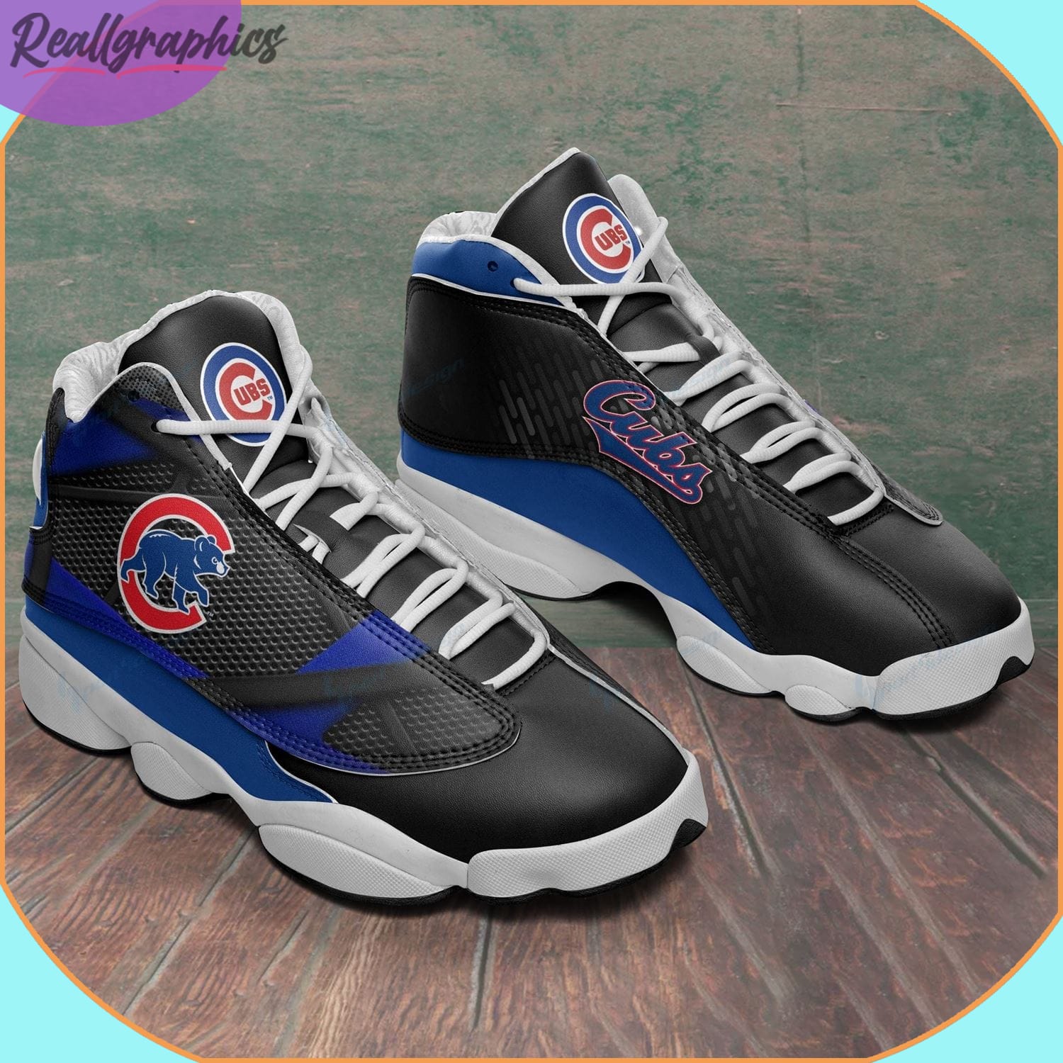 Custom MLB Chicago Cubs Nike Logo Jordan 1 High, Cubs Custom Sneaker -  Reallgraphics