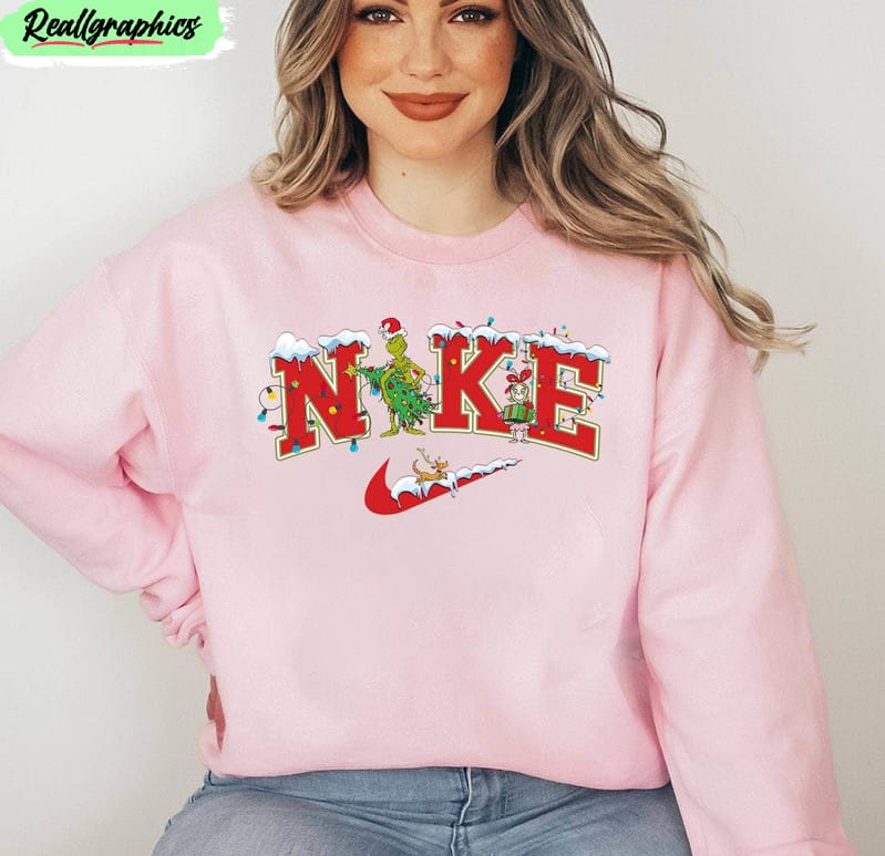 christmas sweatshirt, grinch snowman cute crewneck unisex hoodie