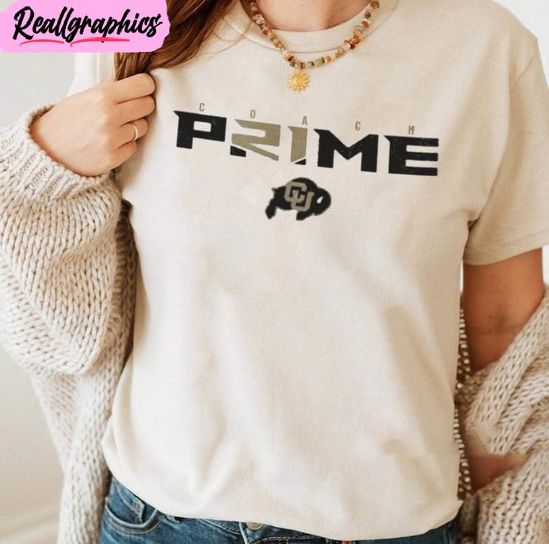 coach prime shirt, colorado buffaloes logo t-shirt tee tops