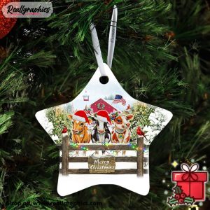 cows-farm-merry-christmas-ceramic-ornament