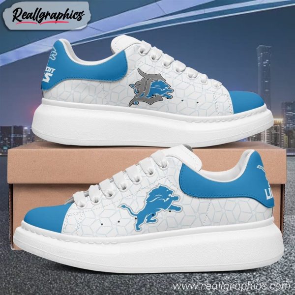 detroit lions custom mq sneakers