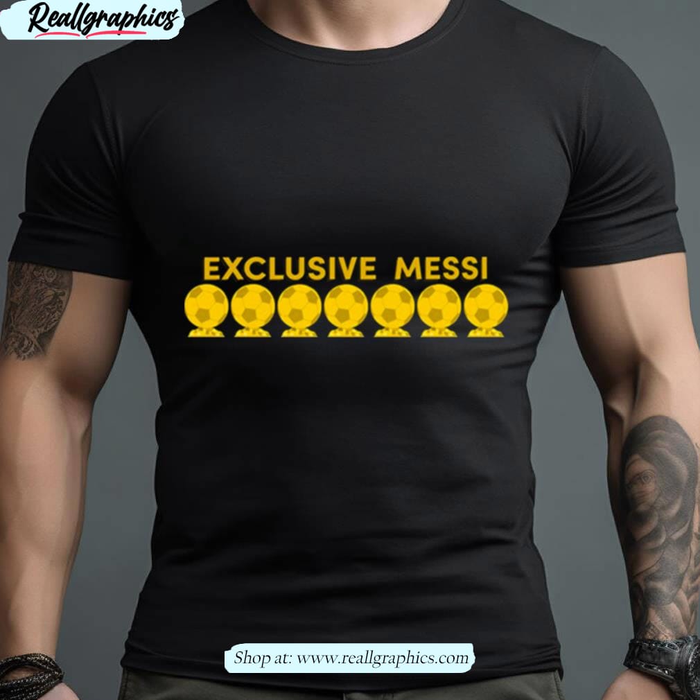 exclusive lionel messi ballon d'or us open cup fan gifts shirt