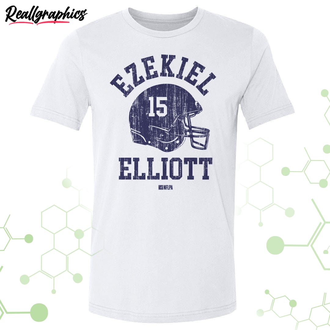 Ezekiel Elliott New England Helmet Font Unisex T-Shirt, Hoodie, Sweatshirt  - Reallgraphics