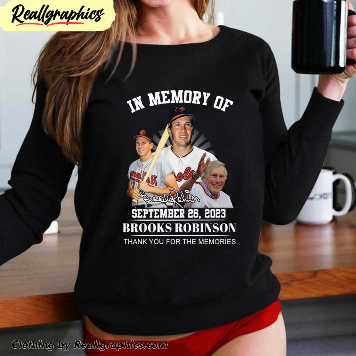 Baltimore Orioles Brooks Robinson Name & Number T - Shirt