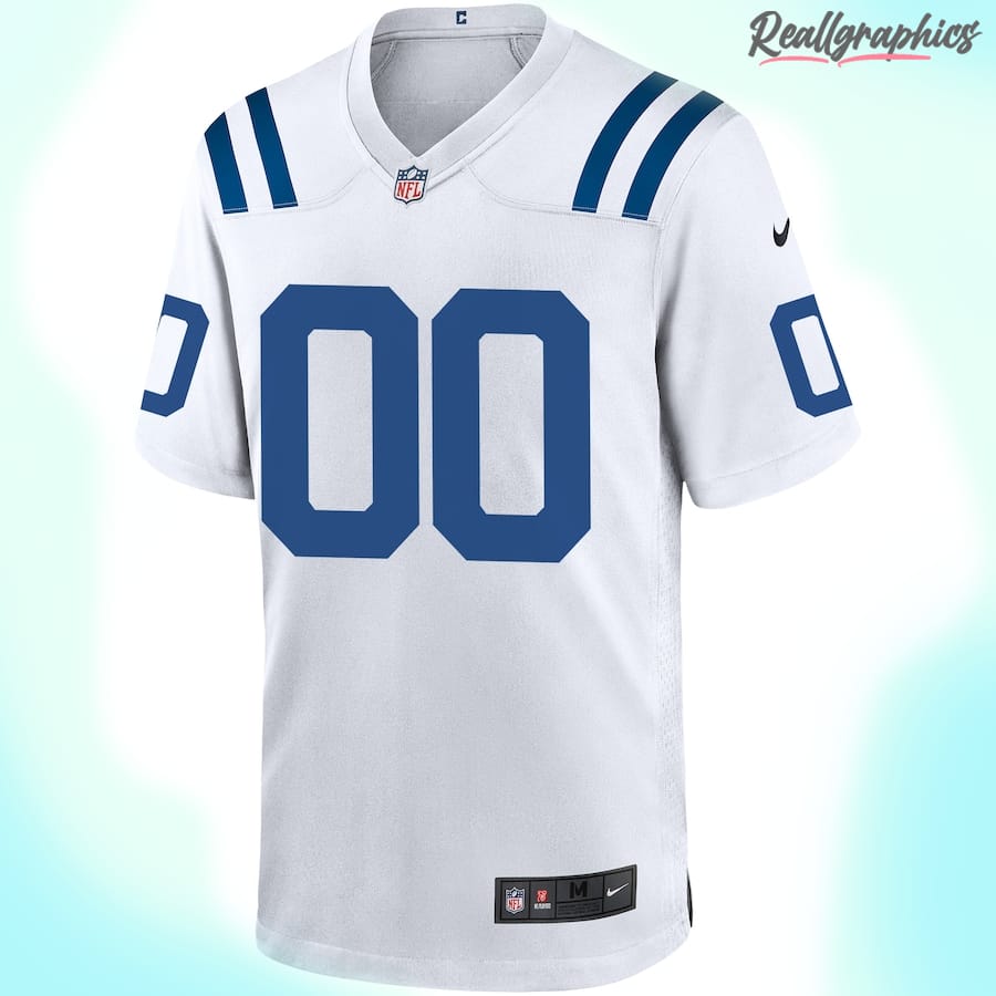 Men's Indianapolis Colts White Custom Jersey, Colts Jerseys For