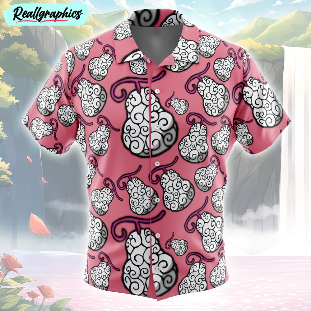 Ito Ito no Mi One Piece Button Up Hawaiian Shirt - AnimeBape