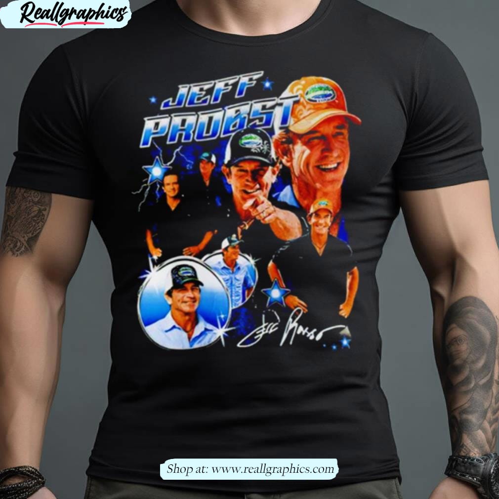 jeff probst vintage signature shirt