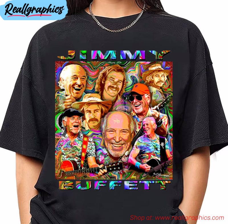 Jimmy Buffett Fan Shirt, Rock Beach Unisex Hoodie Short Sleeve -  Reallgraphics