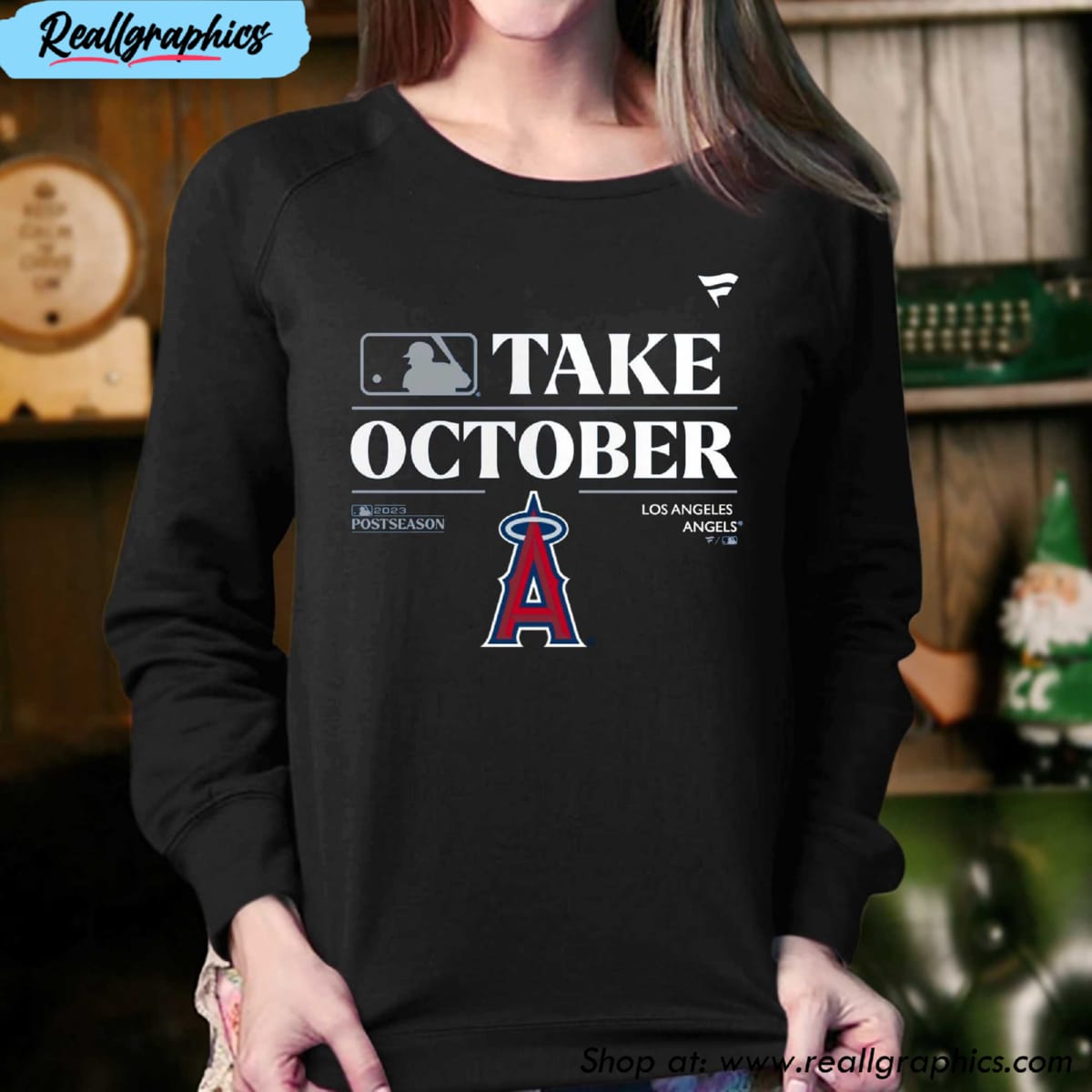 Los Angeles Angels Take October Playoffs Postseason 2023 Unisex T-shirt,  Hoodie, Sweatshirt - Reallgraphics
