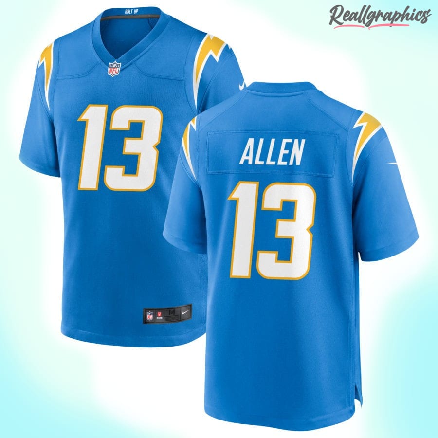 Los Angeles Chargers Powder Blue Custom Jersey, Chagers Jersey Cheap -  Reallgraphics