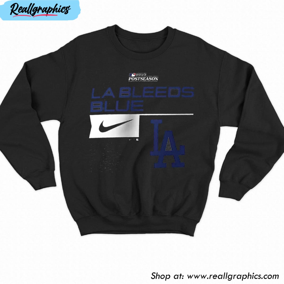Los Angeles Dodgers Nike La Bleed Blue Shirt
