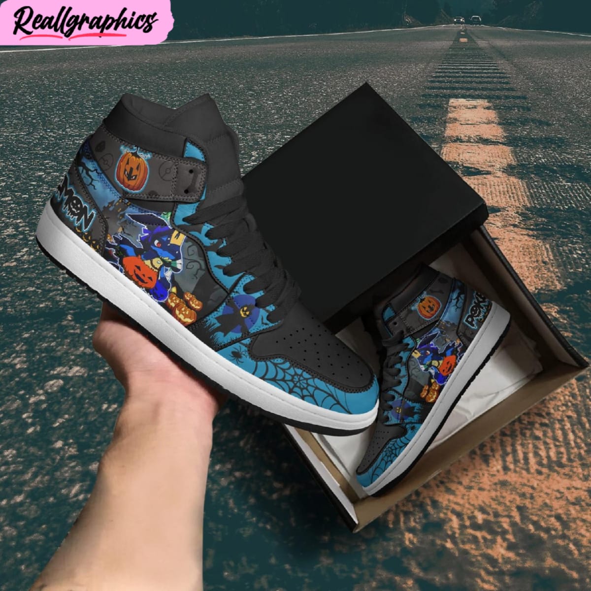 Lucario Custom Pokemon Anime Air Jordan 13