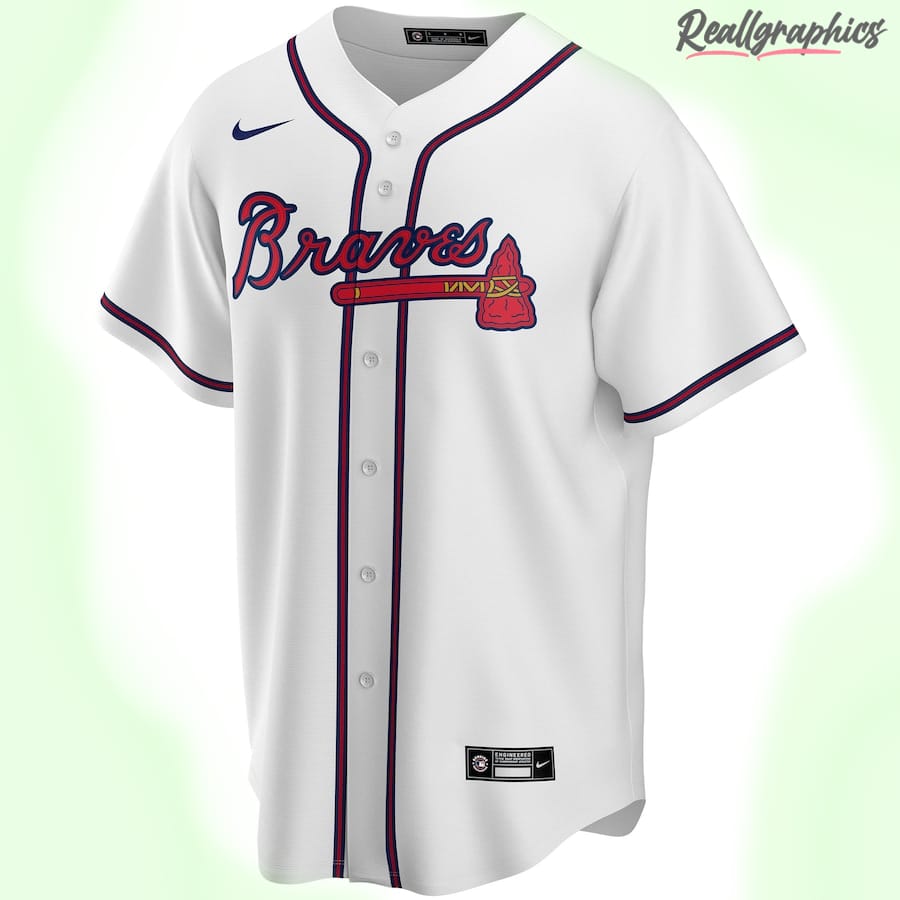 Atlanta Braves MLB White Home Custom Jersey, Braves Jersey Cheap