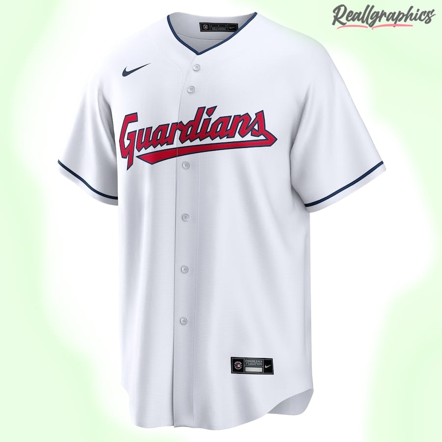 Men's Cleveland Guardians MLB White Custom Jersey - Reallgraphics