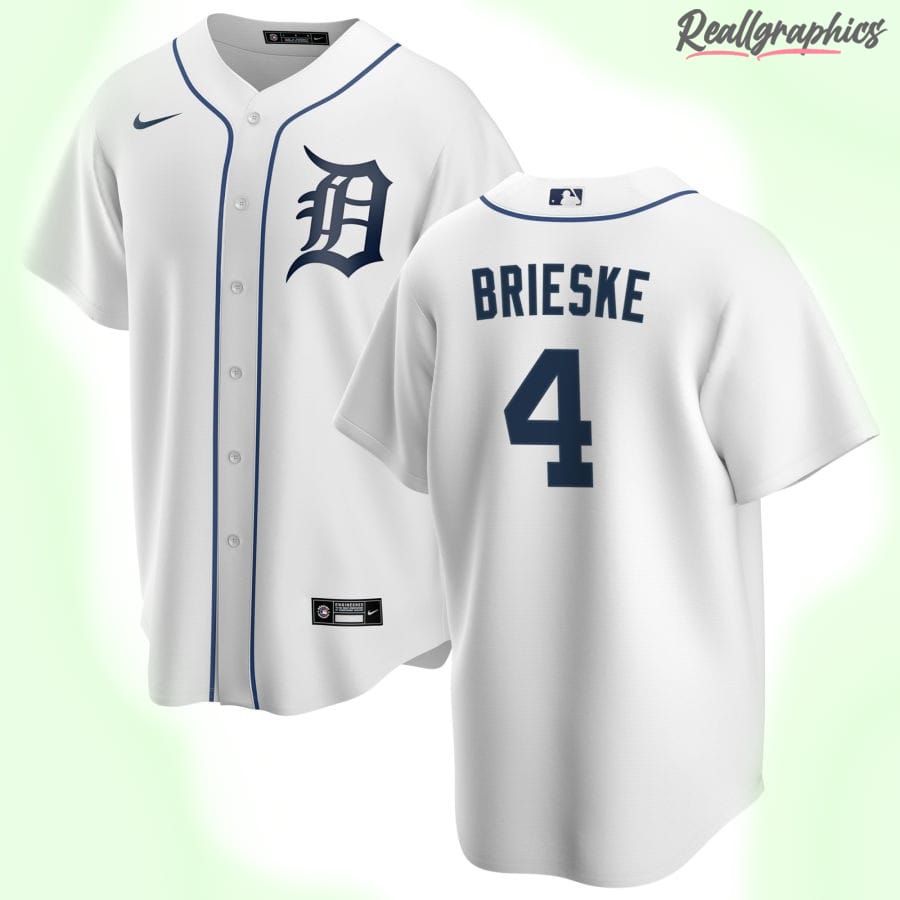Nike MLB Nike Official Replica Home Jersey Detroit Tigers White - white